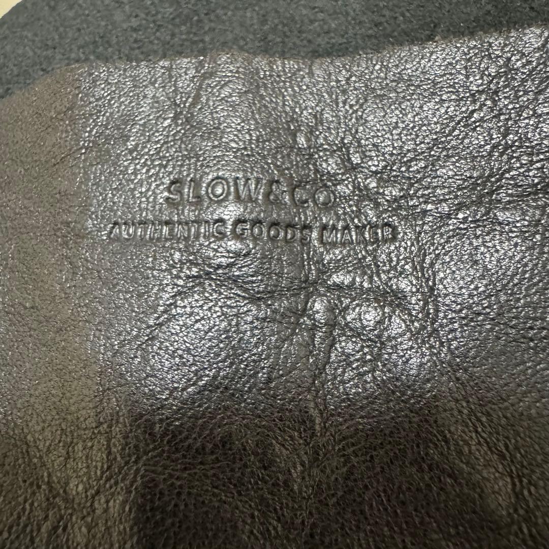 SLOW&CO トートバッグ　ショルダーバック　レザー