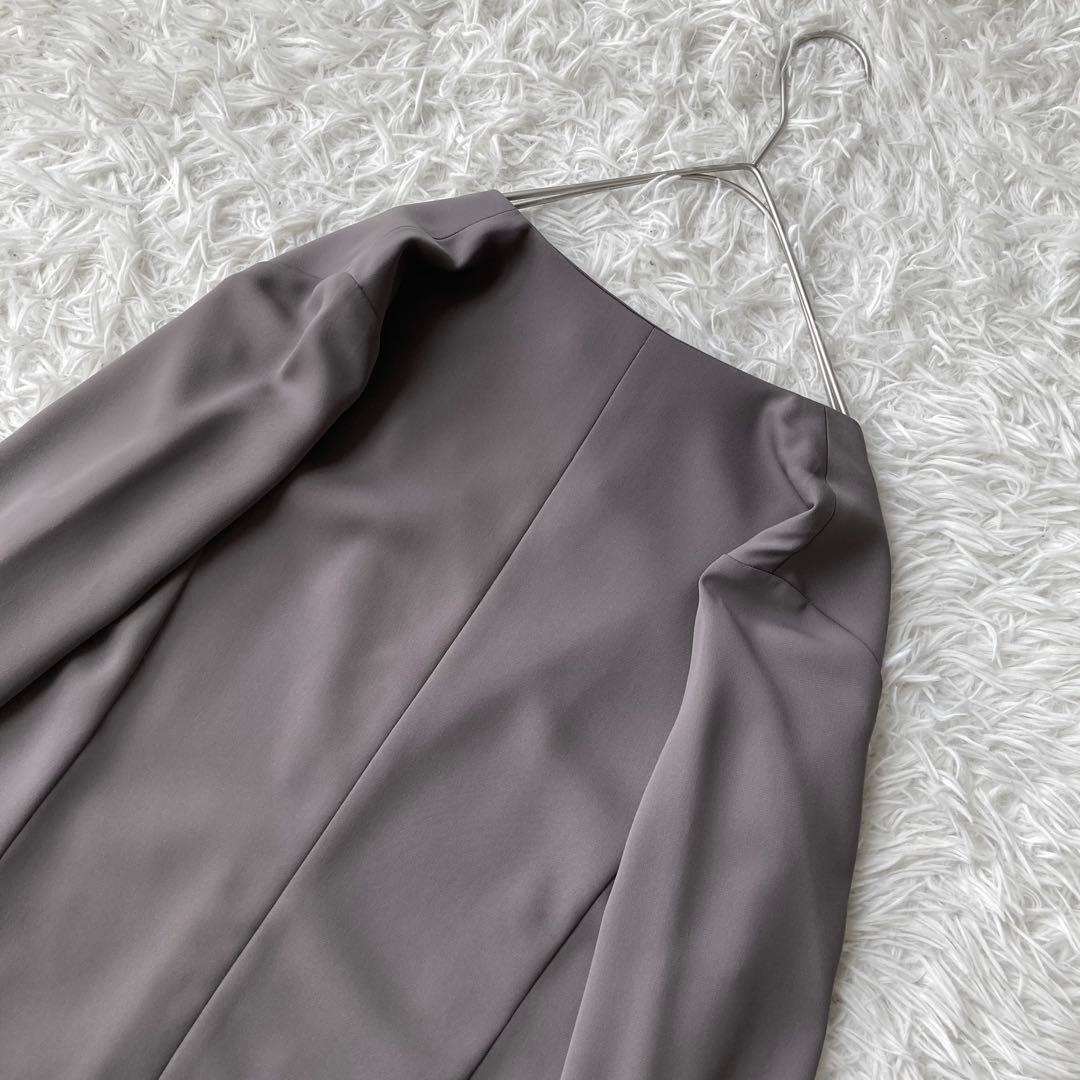 ナチュラルビューティーベーシック ノーカラージャケットパンツスーツ セット S