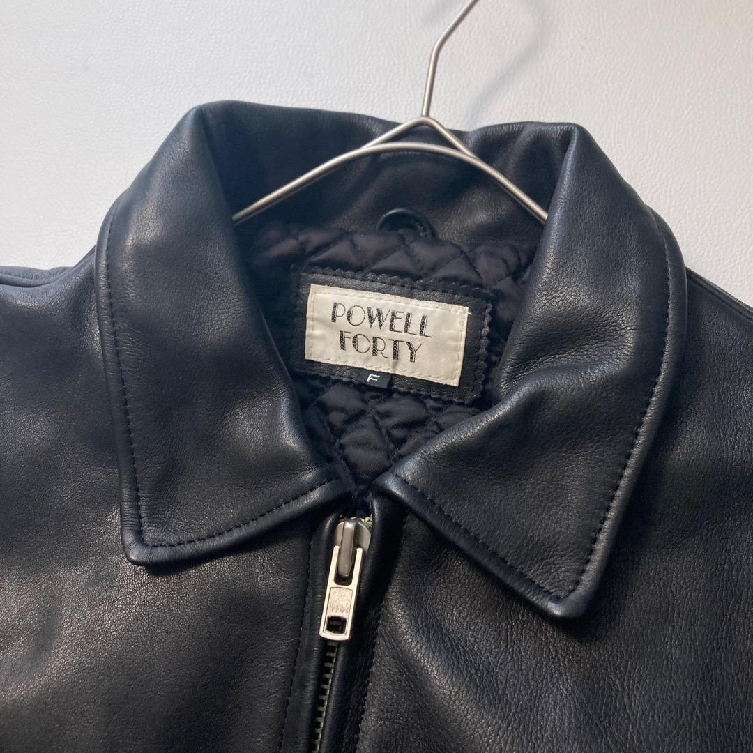 【daisuke】 POWELL FORTY 牛革 ライダースジャケット