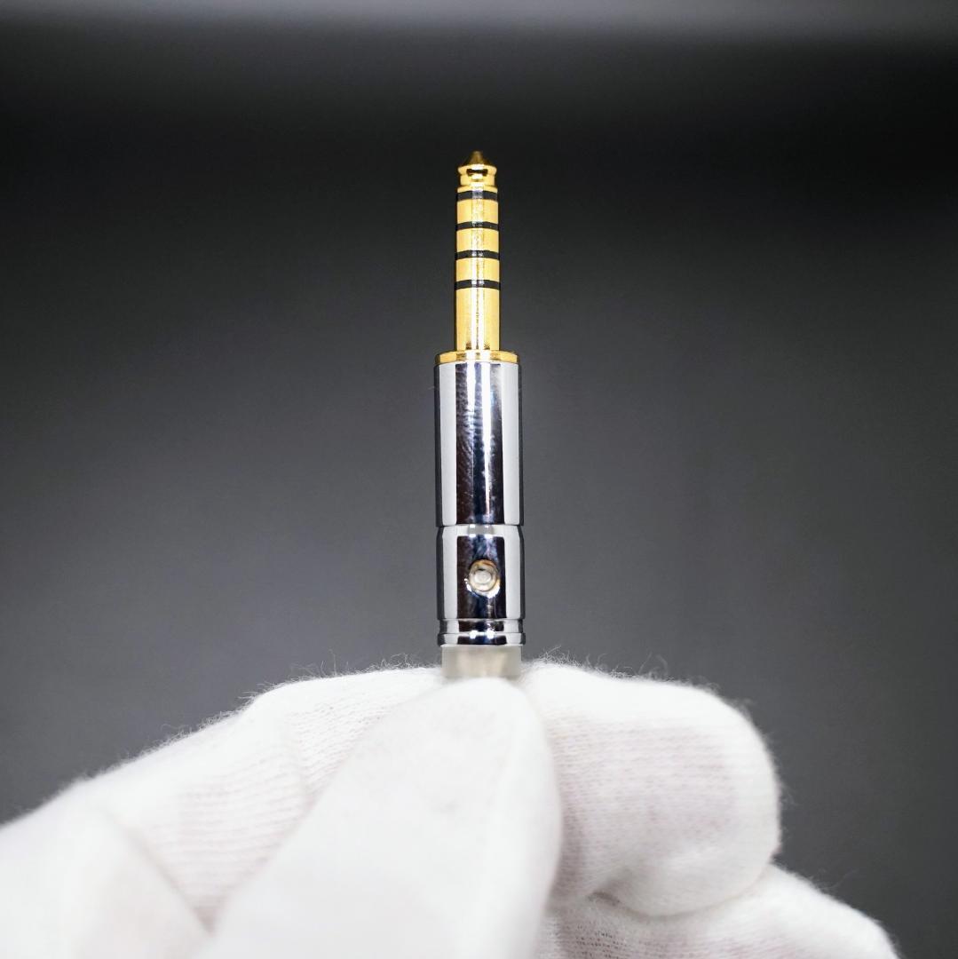 【1点のみ】7N粒子単結晶銅銀メッキ リッツ構造 CIEM 2Pin 4.4mm