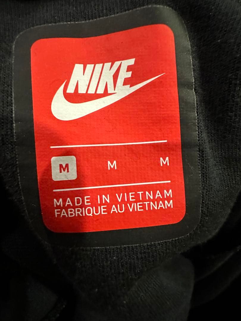 Nike テックフリース　セットアップ　黒 上M 下S