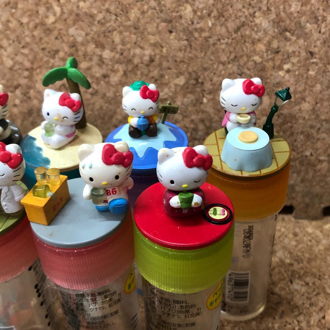 シ*」様 レトロ ハローキティ サクマ製菓 食玩 ボトルキャップ 11点セット