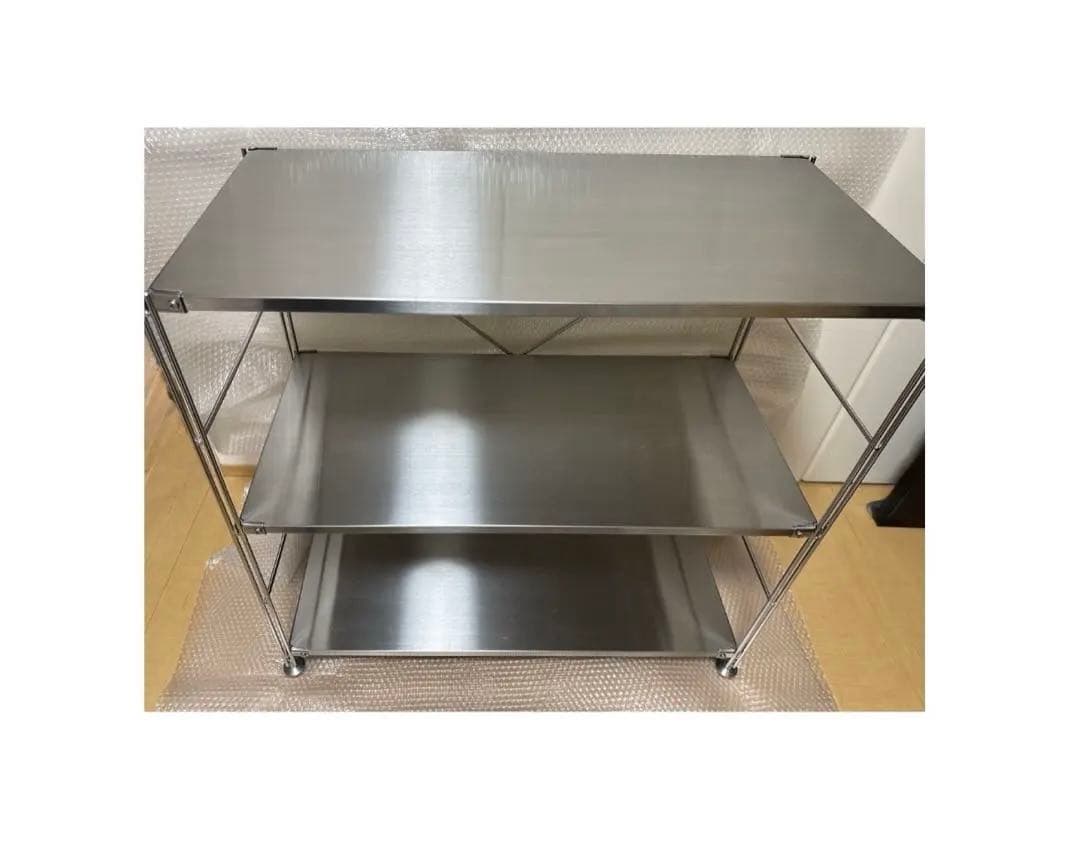 無印良品 ステンレスユニットシェルフ ワイド 小