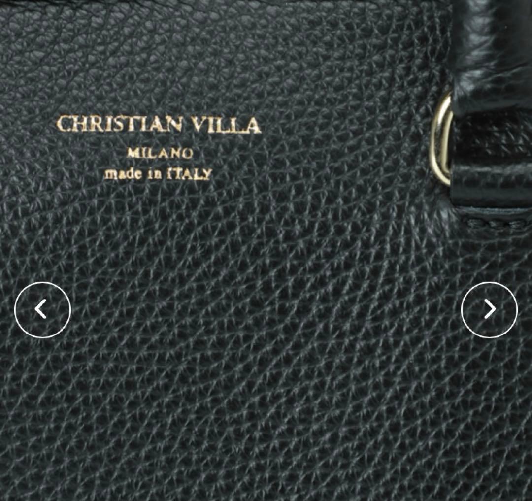 美品【CHRISTIAN VILLAクリスチャン ヴィラ】2WAYボストンバッグ