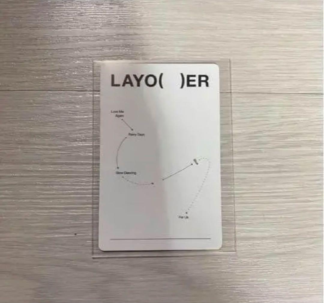 アメリカ限定版 BTS V テテ Layover USA限定特典トレカ 新品