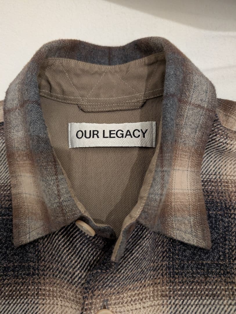 【44】OUR LEGACY ABOVE SHIRT Doyle Check