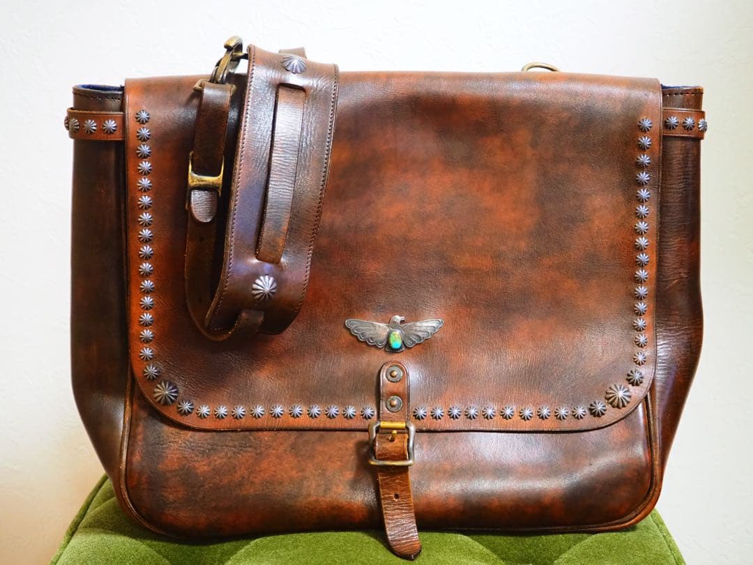 larrysmith ラリースミス　廃盤希少フルカスタムメールバッグ