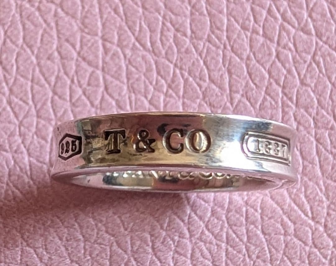 正規品 TIFFANY & CO 1837 T&CO リング SV925 7号