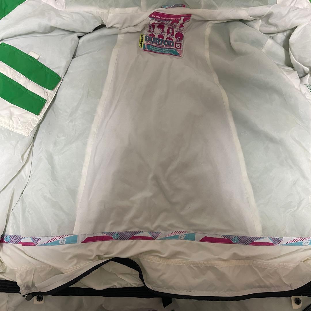 Burtonバートンスキーウェアスノーボードジャケットパーカーフード付緑グリーン