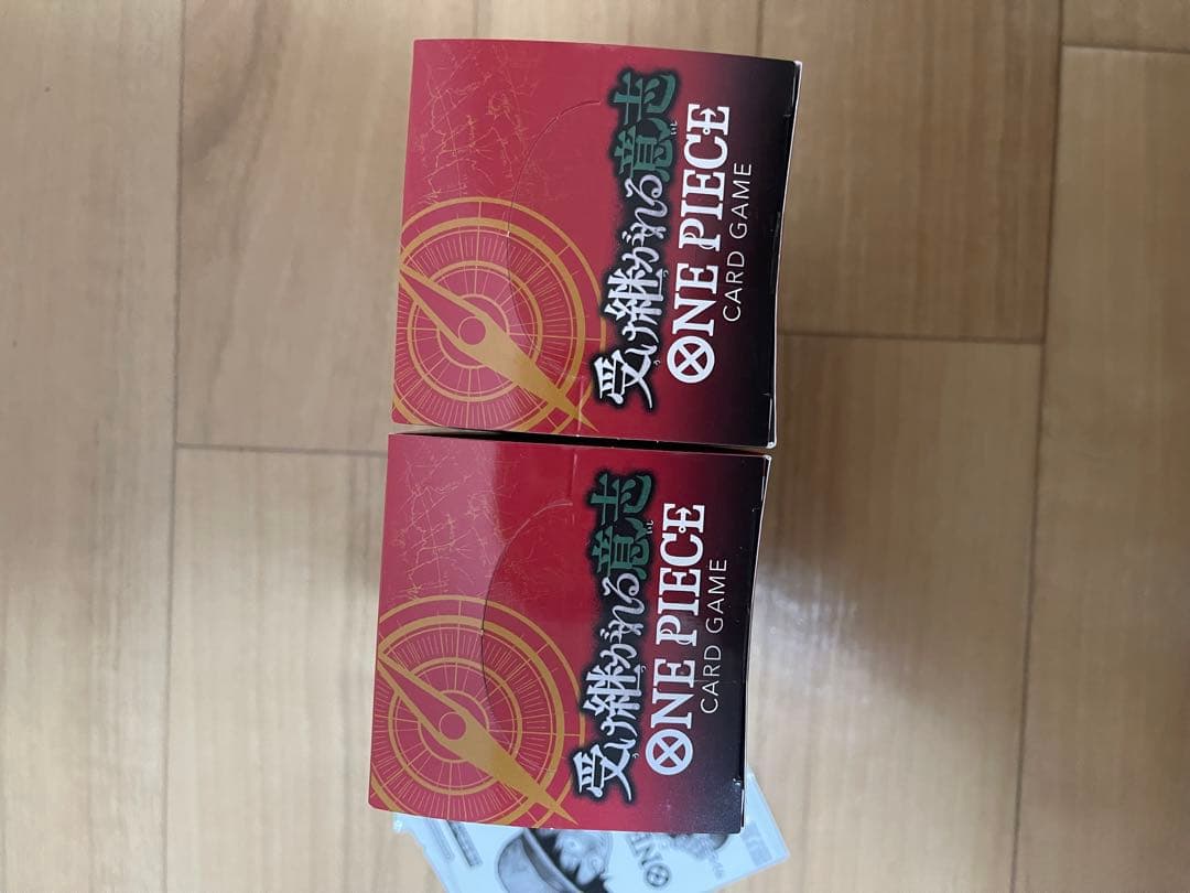 2BOX未開封(テープ付き)ワンピース受け継がれる意志【OP-13】