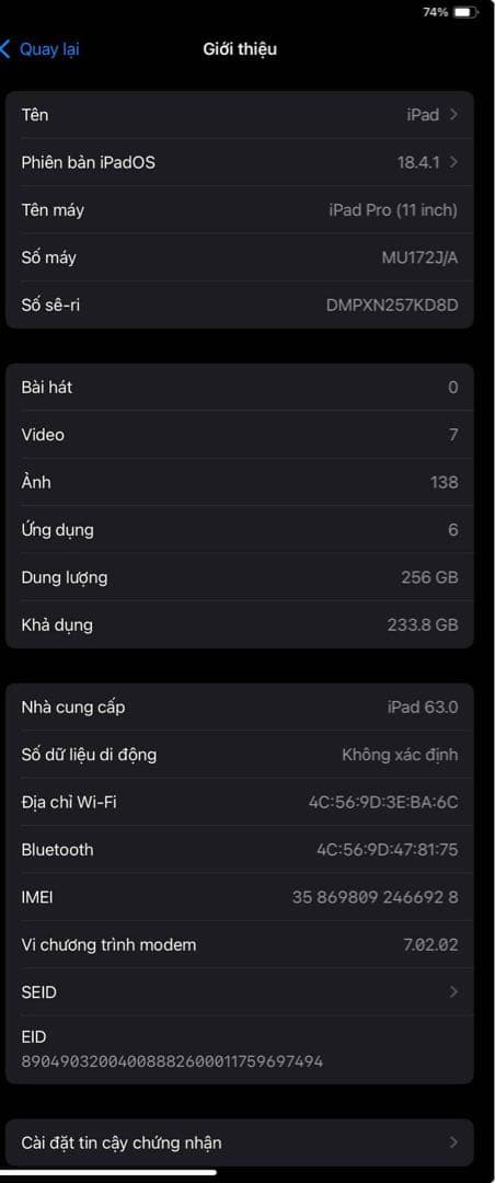 Ipad pro 2018 11inch 美品