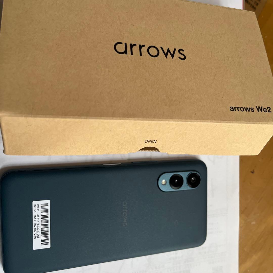 arrows We2ネイビーグリーン未使用