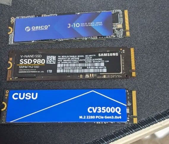 1TB NVMe M.2 SSDセット 「動作未確認」