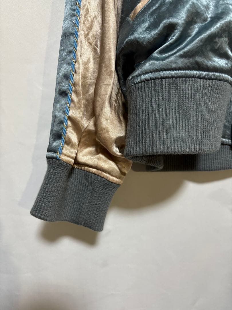 black weirdos 刺繍 スカジャン L ブラックウィドー