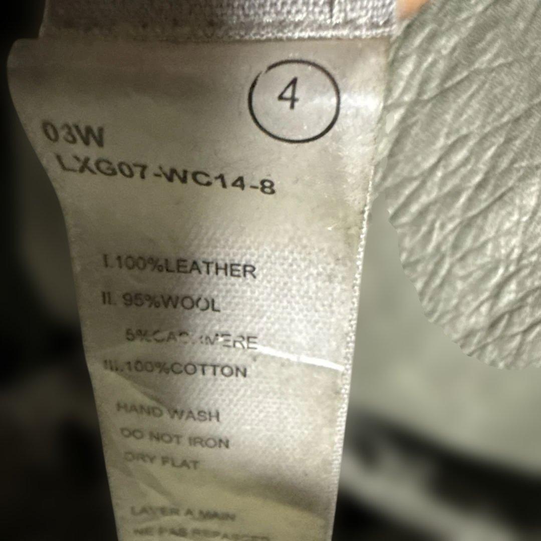 C DIEM レザージャケット　希少サイズ4