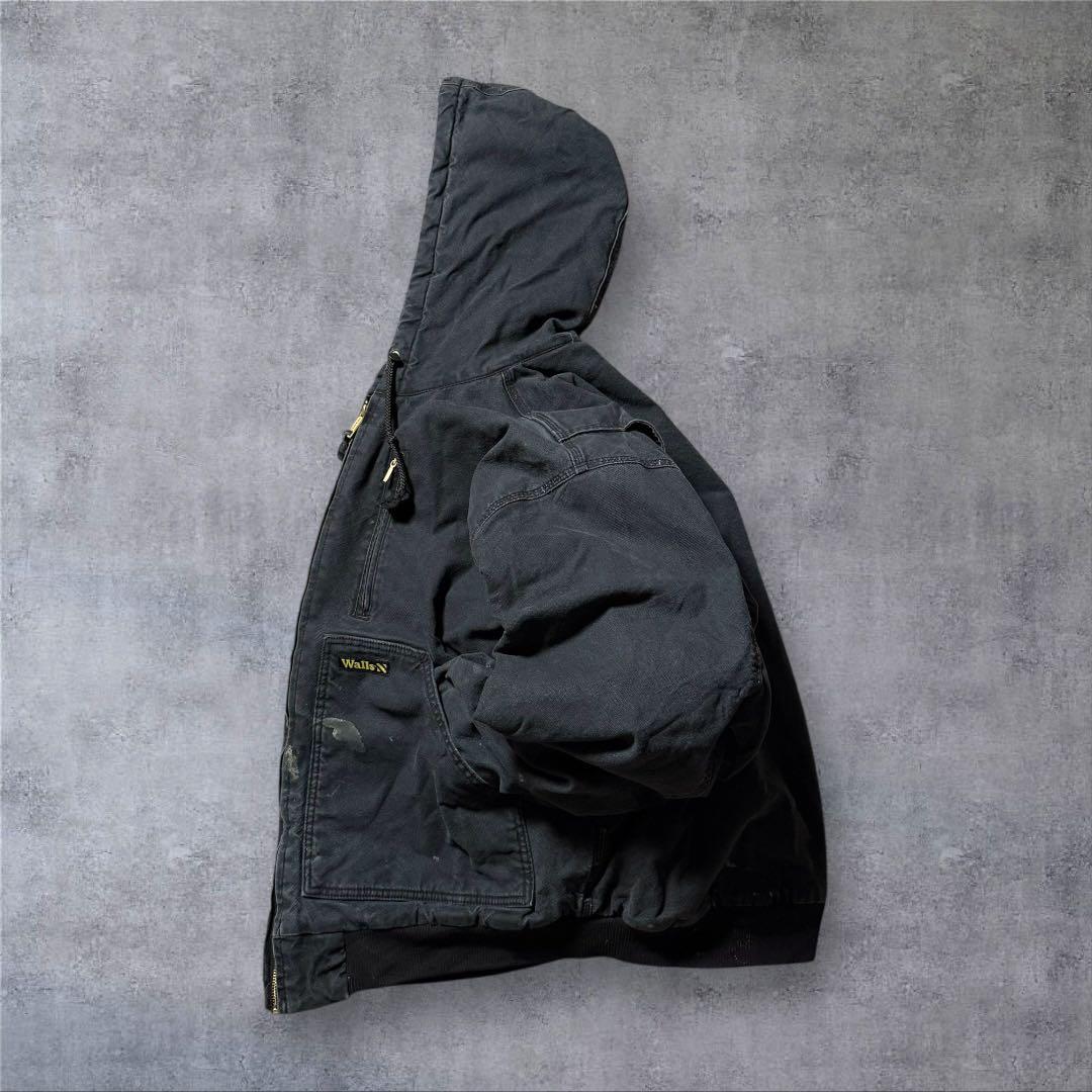 ぴむお2300 古着Wallsダック地アクティブジャケット短丈 フェードグ