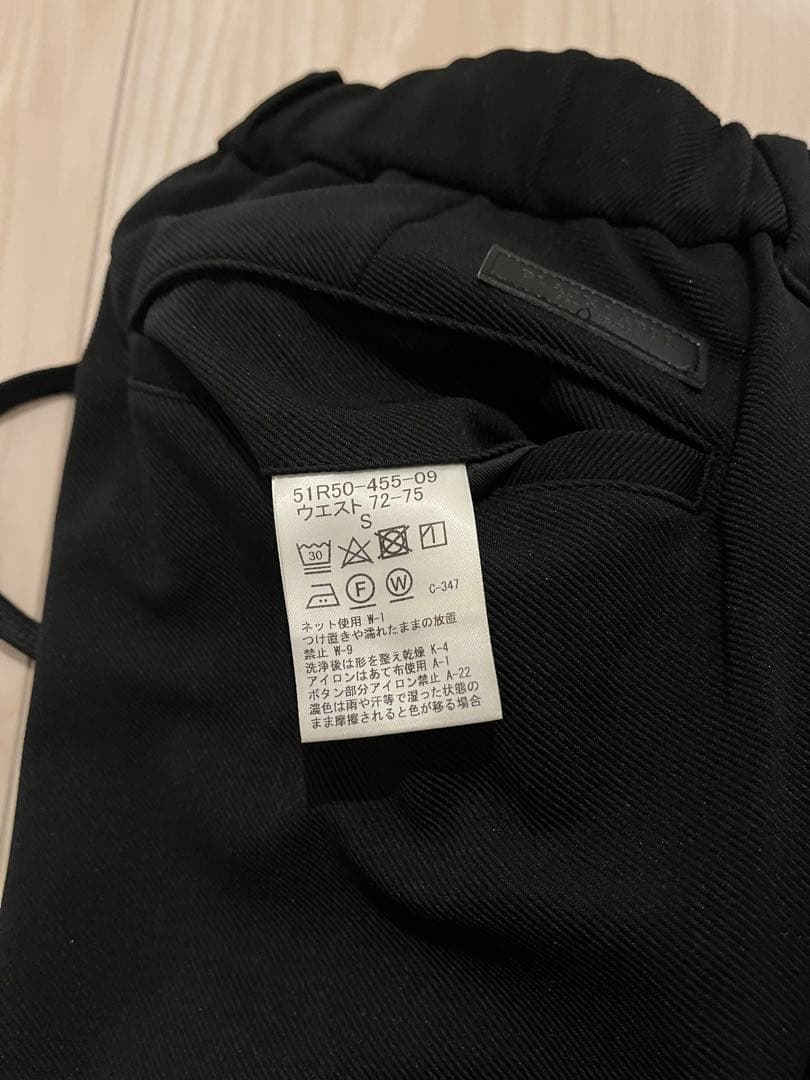 BLACK LABEL シャドーチェックニットとワイドパンツのセット