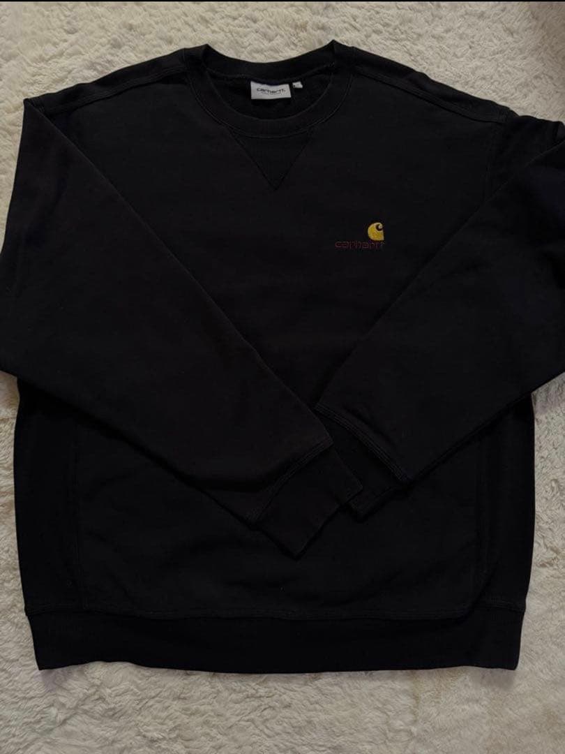 Carhartt ブラック スウェット トレーナー 正規品 数回着用の美品です！