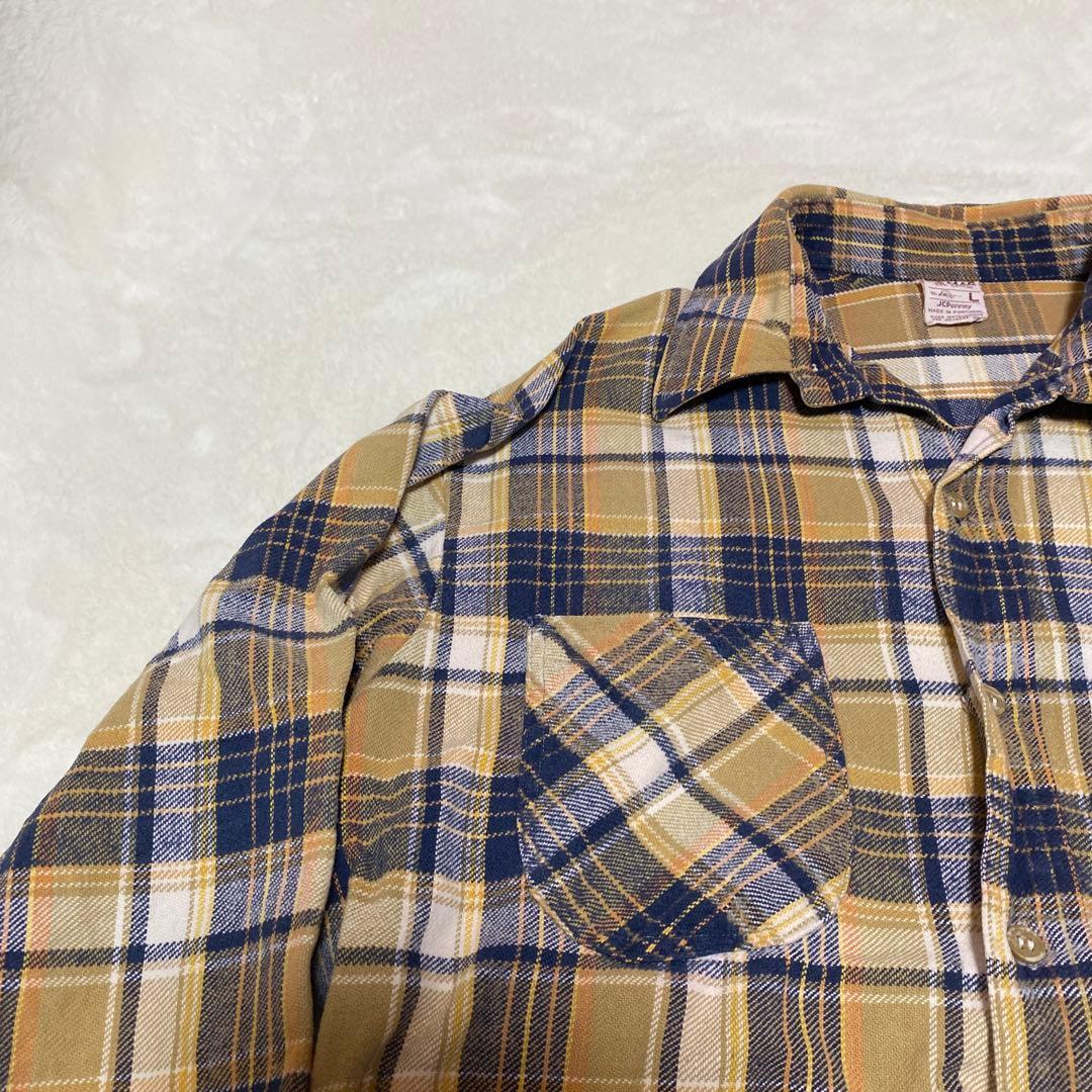 好配色　bigmac ネルシャツ ポルトガル製　ビンテージ