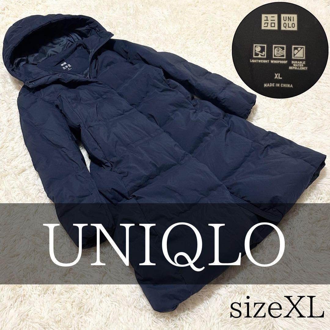 希少 XL 大きい ビックサイズ ユニクロ シームレス ダウンコート ジャケット
