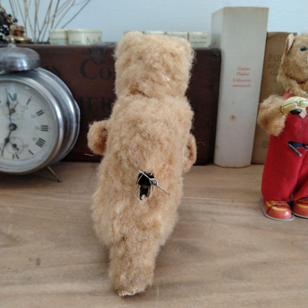 max carlアンティークベア・シンバルクマさん/ゼンマイ仕掛け