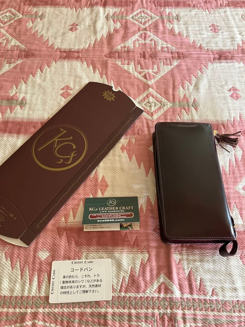 HIROKC's コードバン　ラウンド長財布