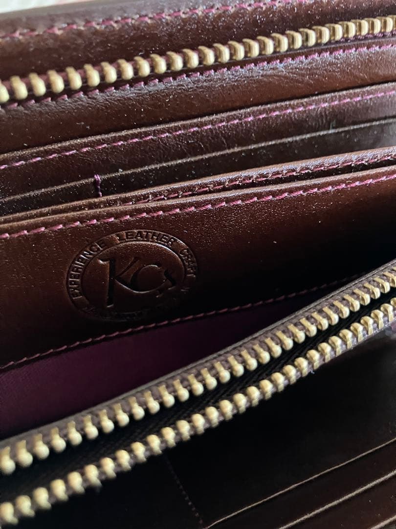 HIROKC's コードバン　ラウンド長財布