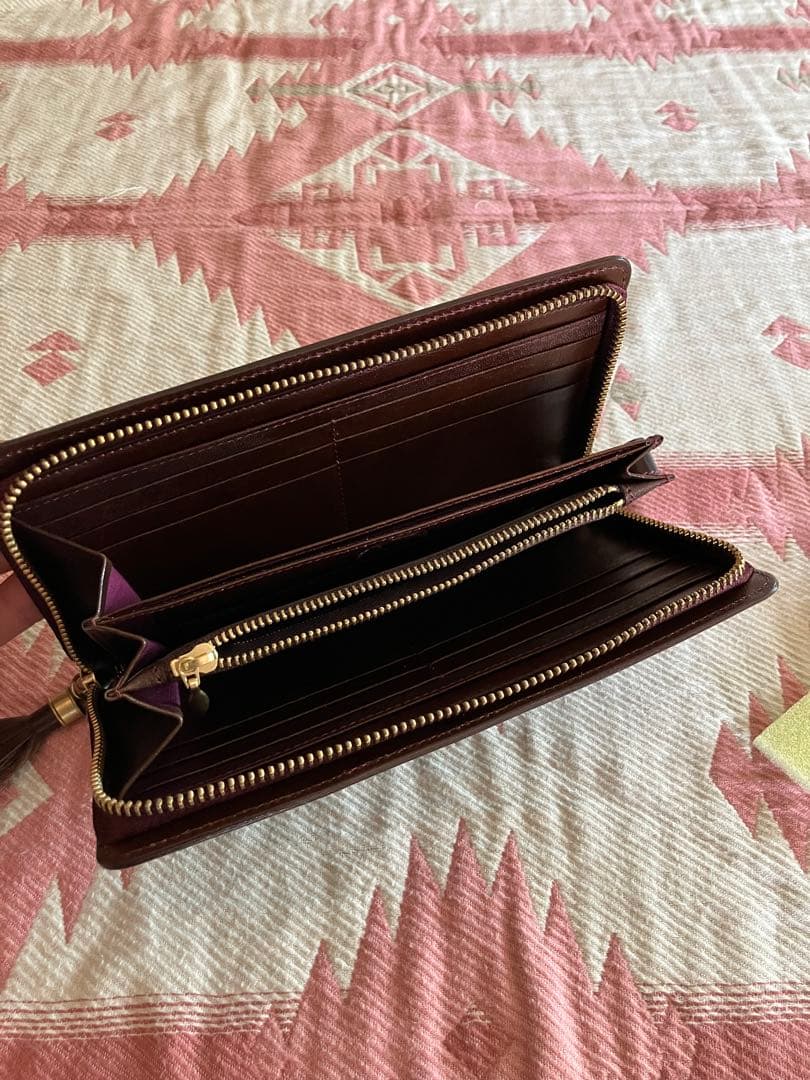 HIROKC's コードバン　ラウンド長財布