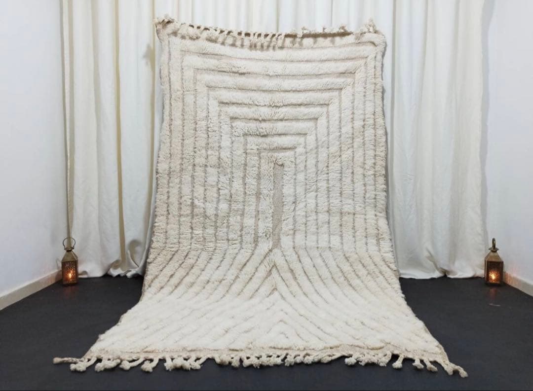 モロッコ ベニワレン Beniourain ラグ　225x122cm