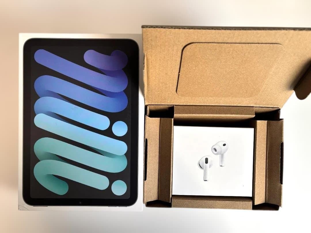 iPad本体 iPad mini 6 256GB Cellular+ AirPods pro3