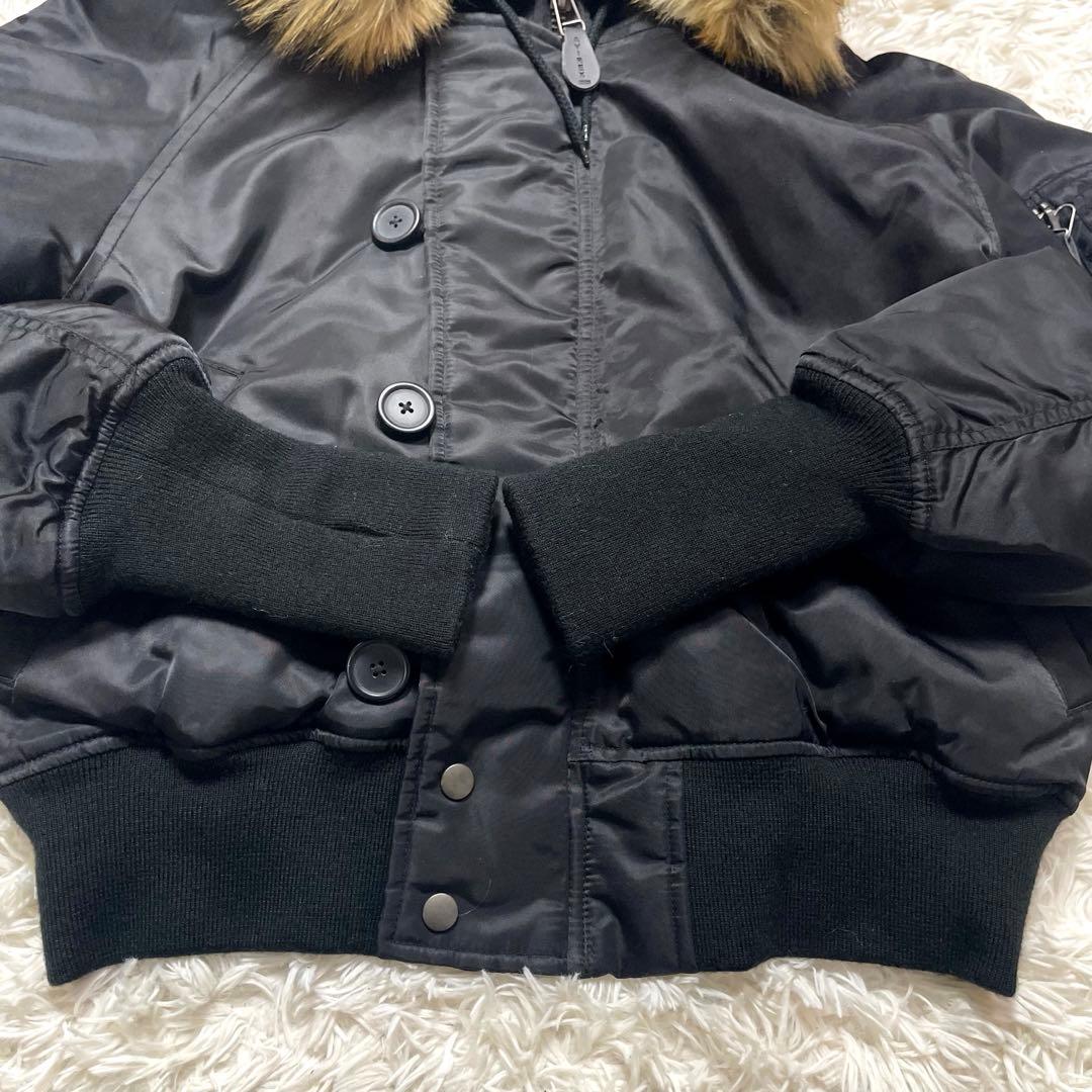 AVIREX n2b フライトジャケット 黒 短丈 【美品】