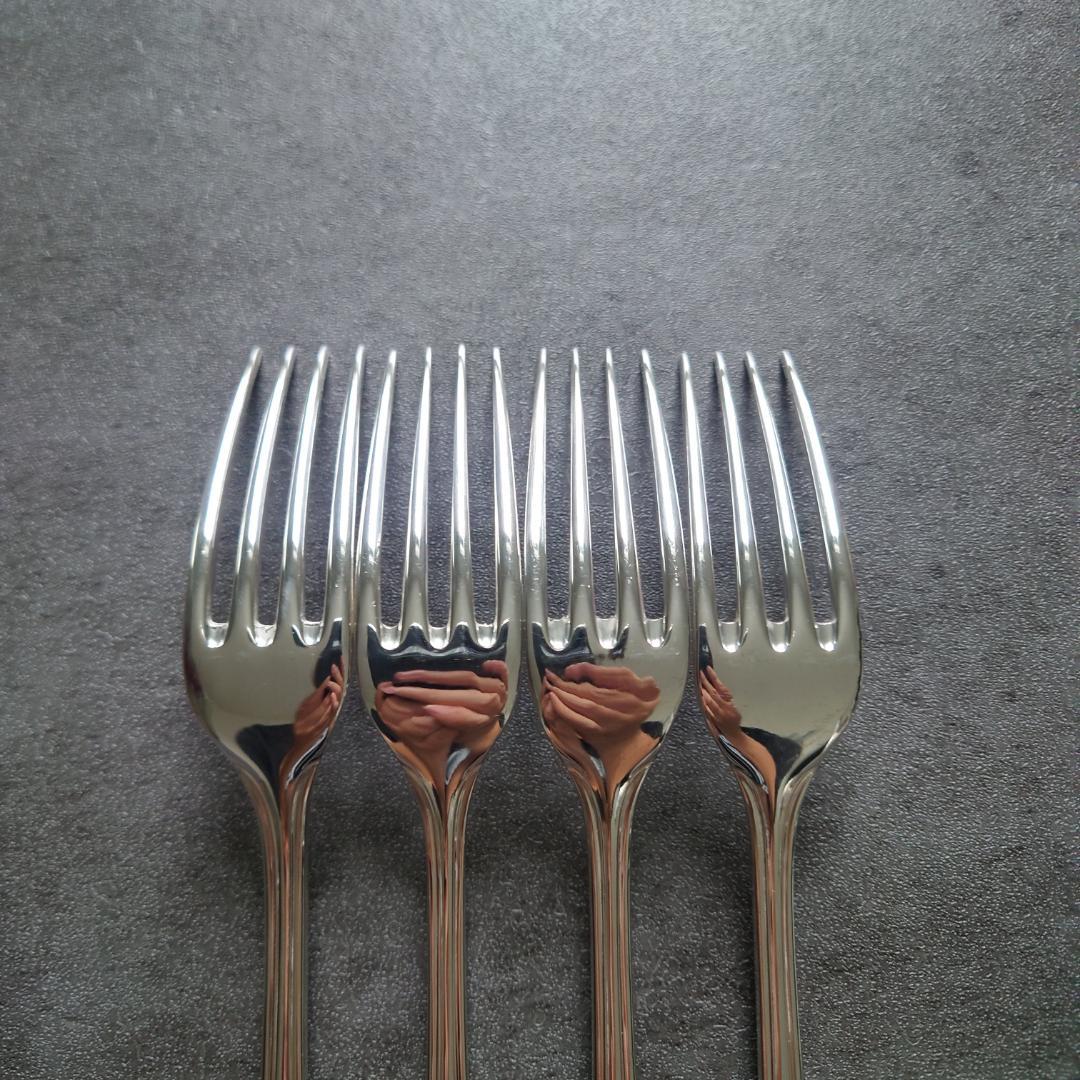 美品 希少 クリストフル アルビ デザートフォーク ナイフ 2点