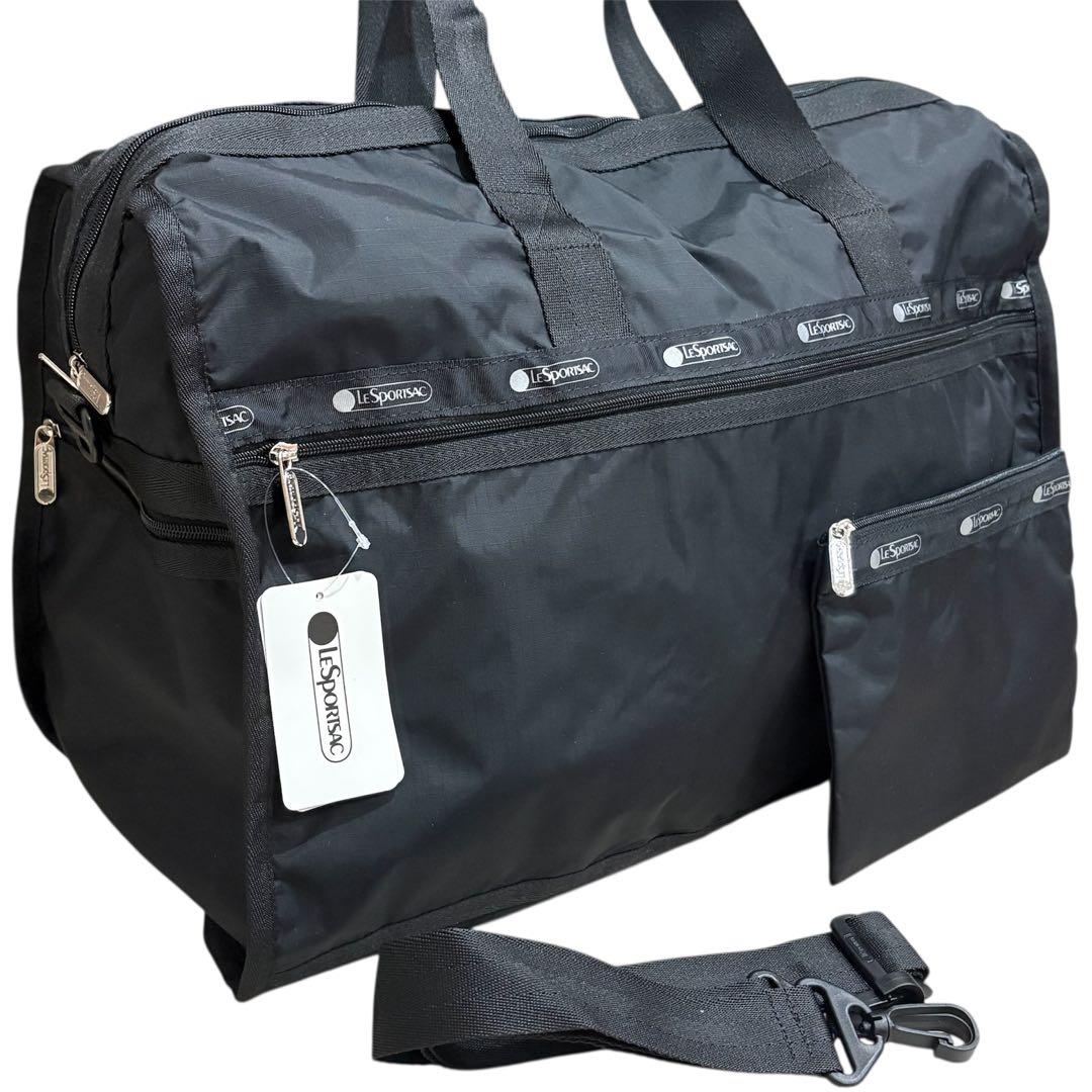 【新品未使用】レスポートサック ボストンバッグ ブラック 軽量バック 旅行バック