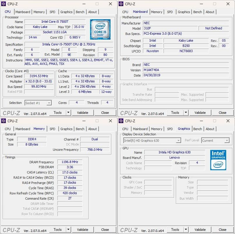 値下げ超小型軽量PC NEC Mate MK27MC-V Core i5 7世代