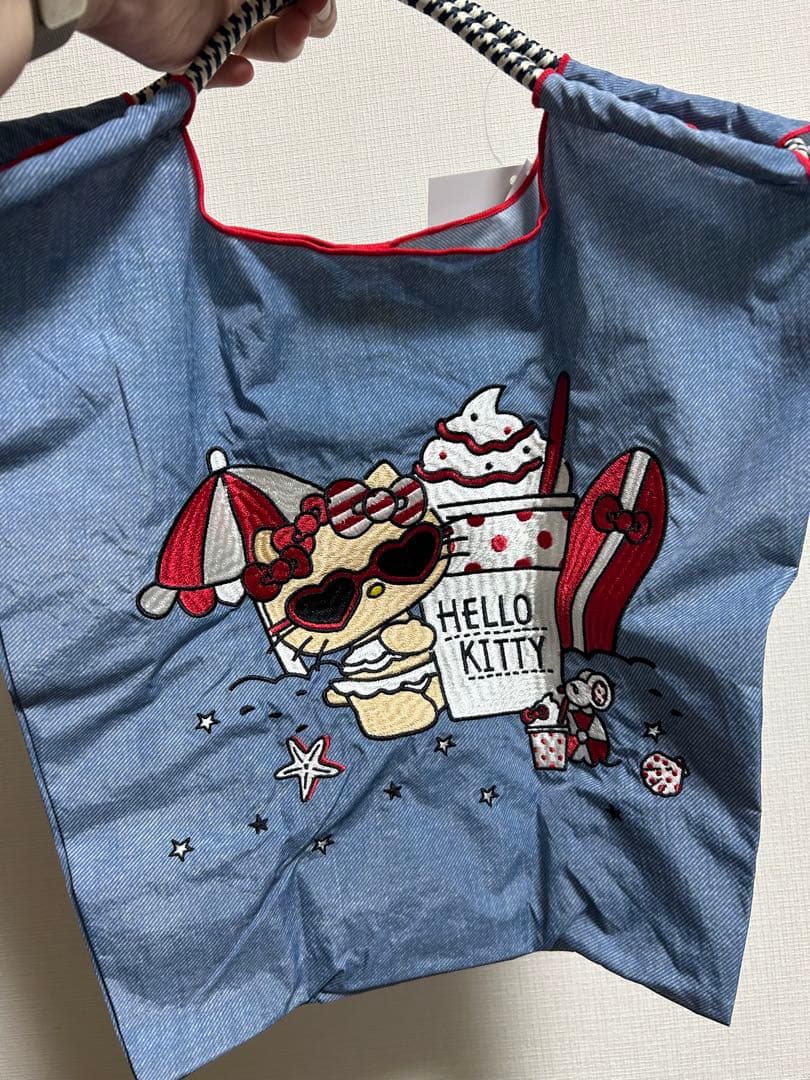 【未使用】ball&chain日焼けキティBEACH (M) DENIM デニム