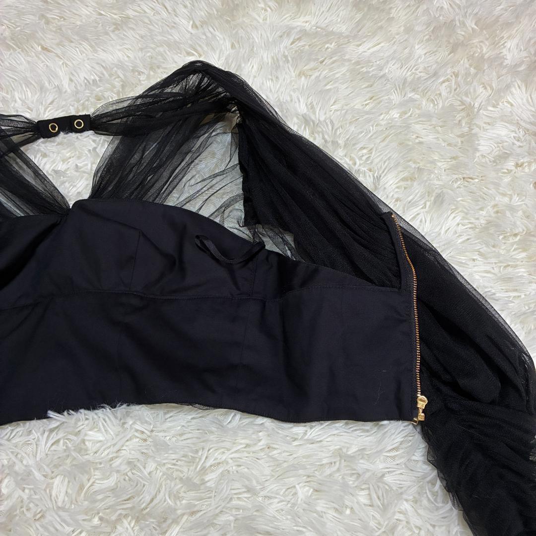 【美品】　FETICO　フェティコ マトンスリーブチュールブラウス　【希少品】