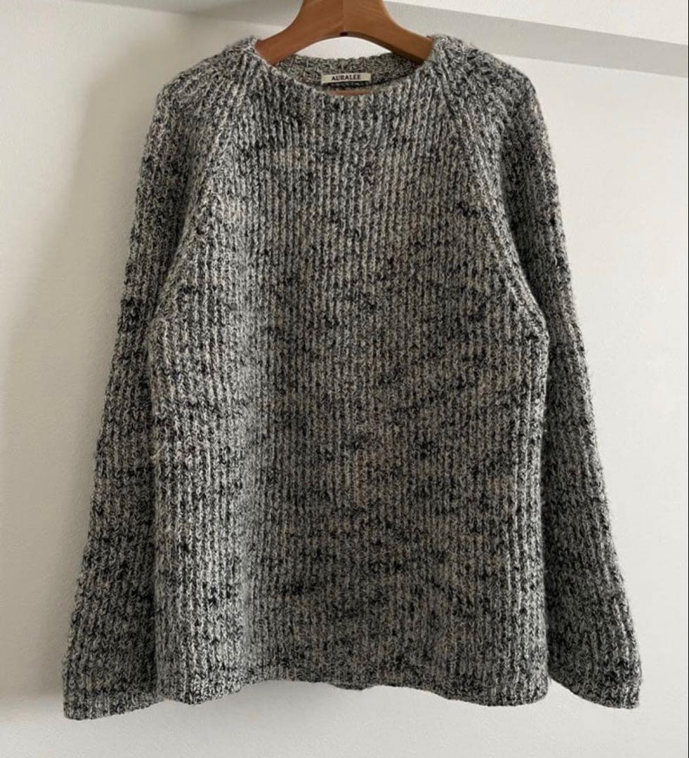 【美品】HIROKEN　AURALEE CREW セーター