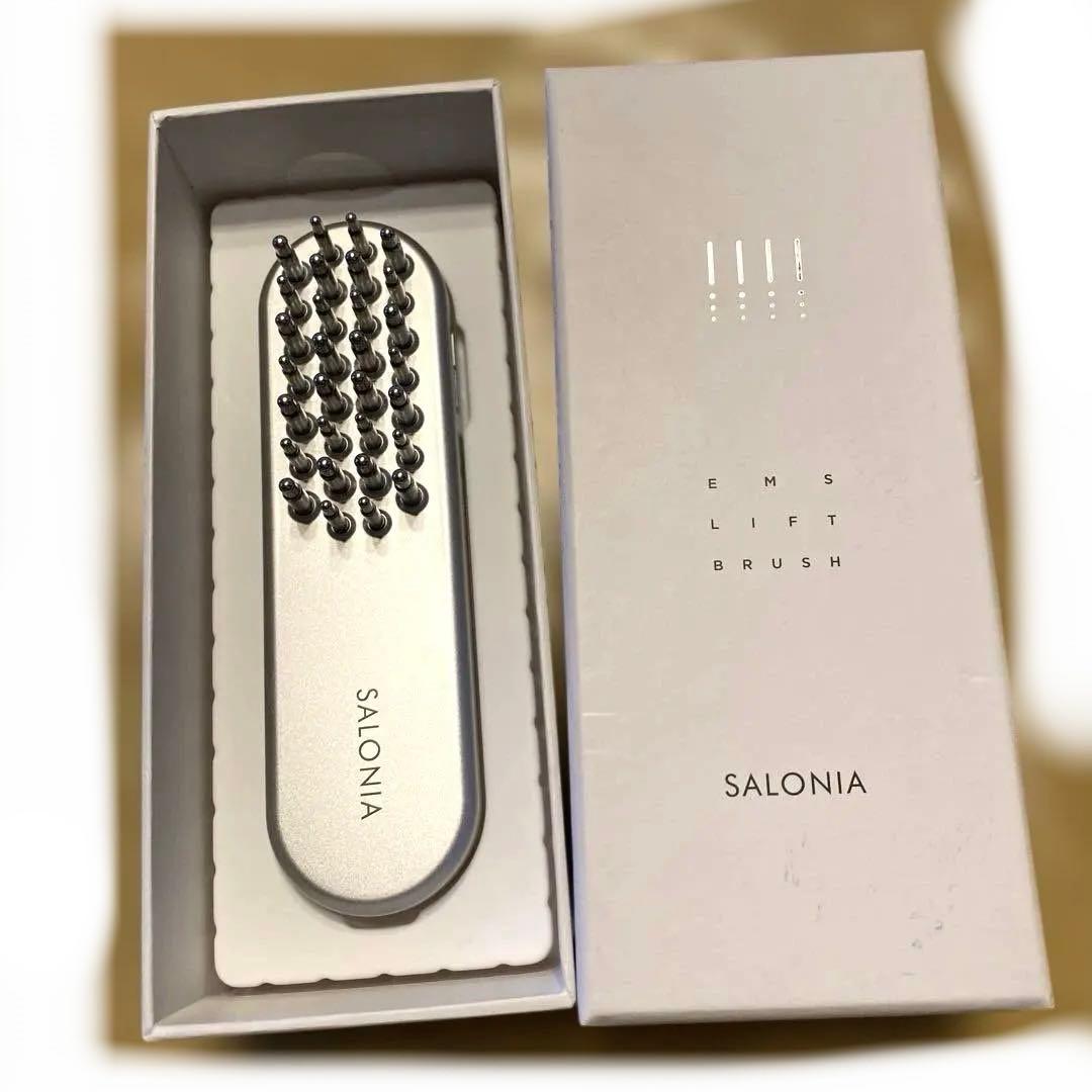 サロニア　ＥＭSリフトブラシ　美顔器　バリブラシ　SALONIA 電気ブラシ