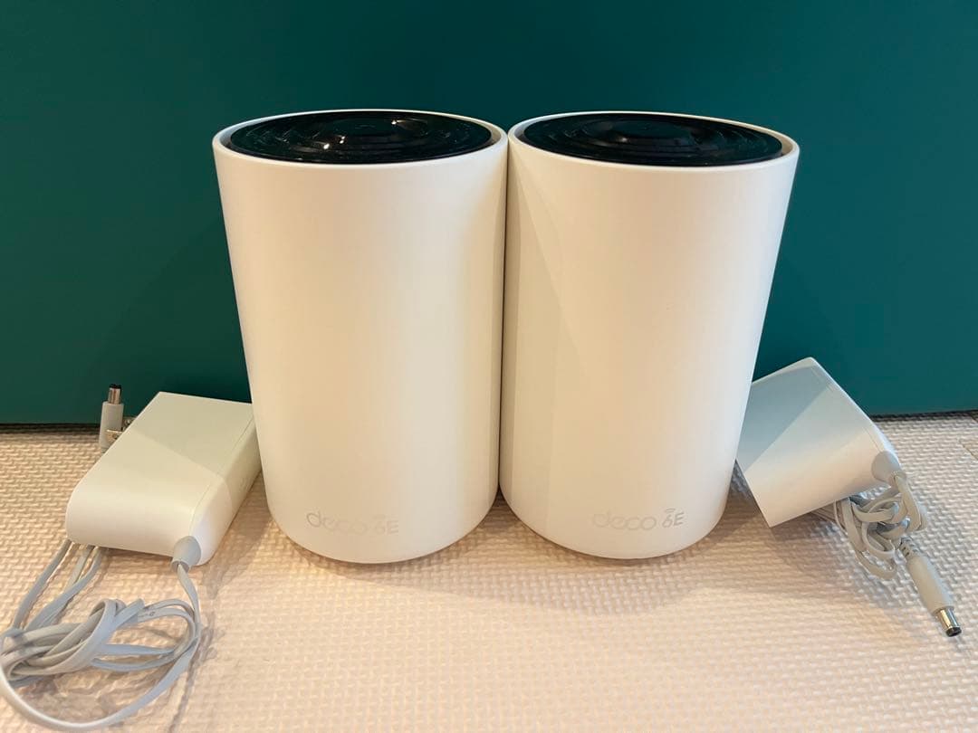 TP-Link Deco 6Eユニット 無線LANルーター 2台セット