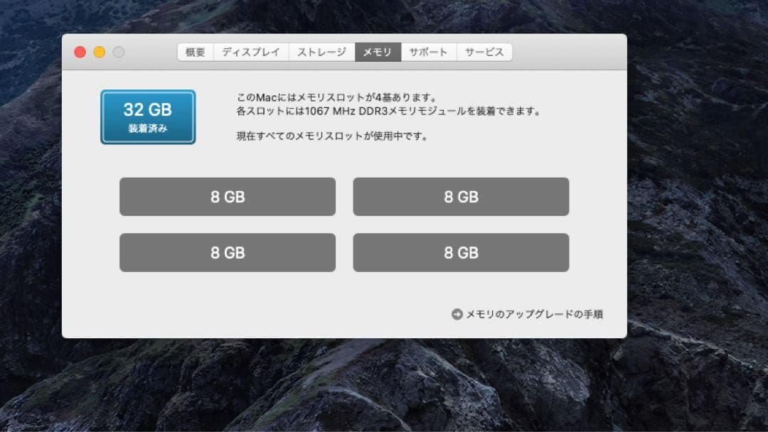 iMac27 SSD1T 32Gメモリ