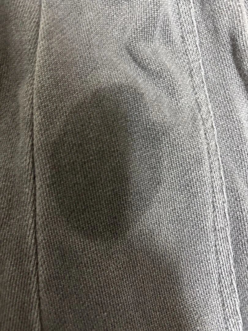 ずっと真夜中でいいのに。 ダブルジップ 陰陽パーカー グレー XL