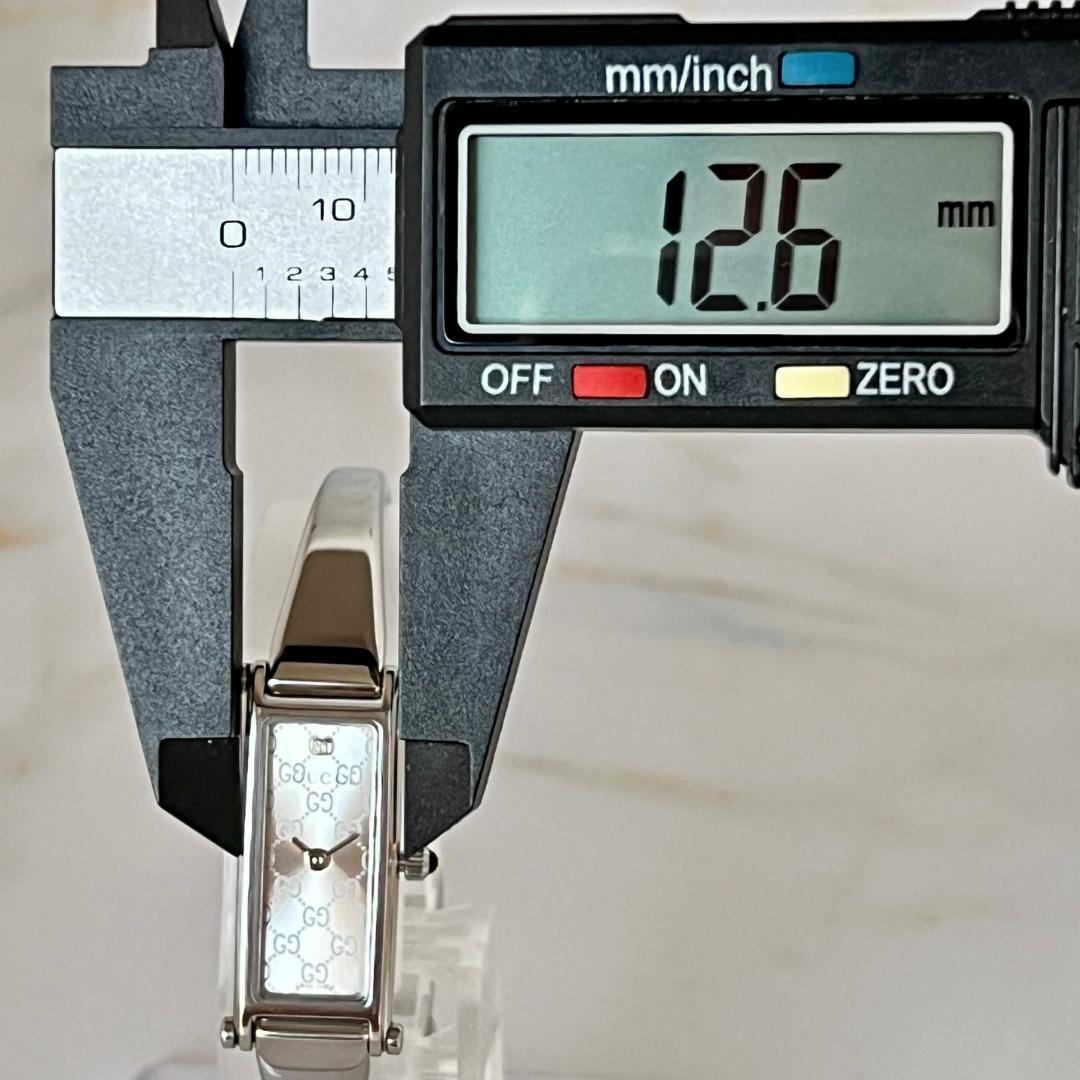 aaa【稼働品】GUCCI グッチ 1500L 1Pダイヤ GG バングル