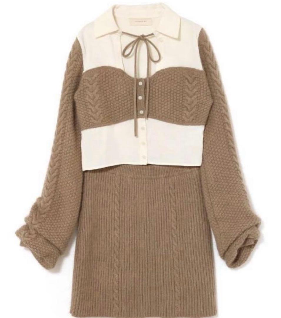 トップス andmary Luna angora set up