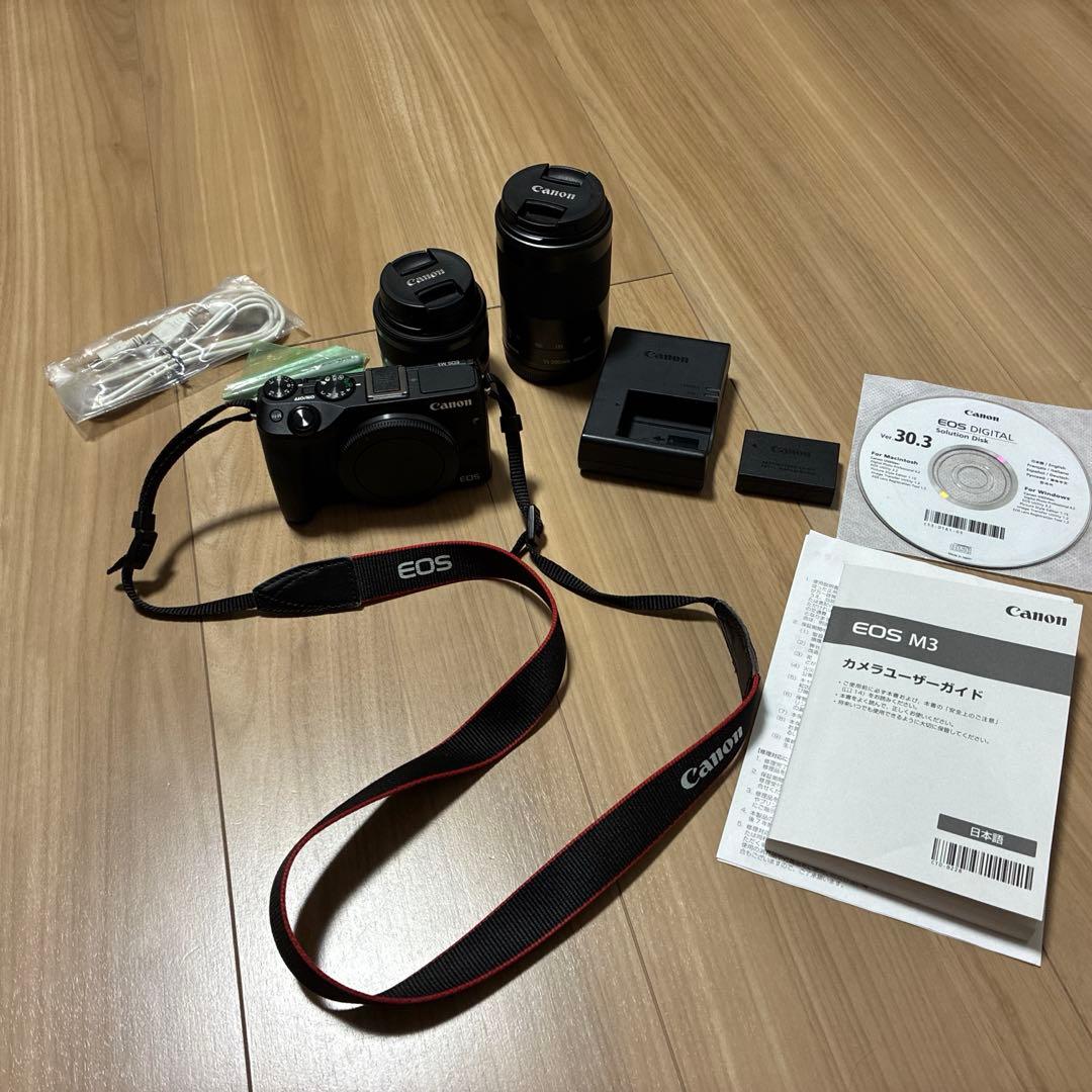 キャノン Canon EOS M3 ブラック ミラーレス一眼カメラ