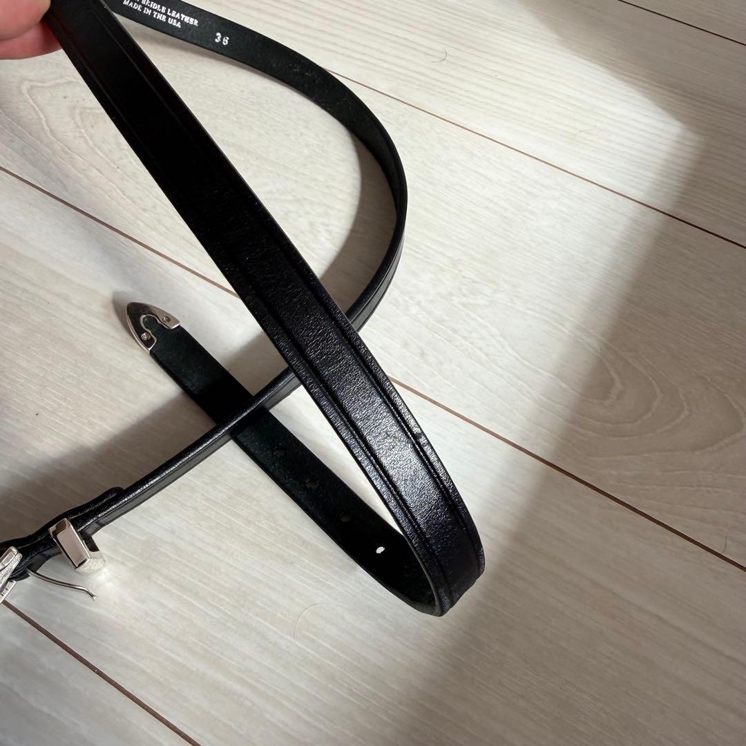 Tory Leather 3/4 ブライドルレザーベルト　36