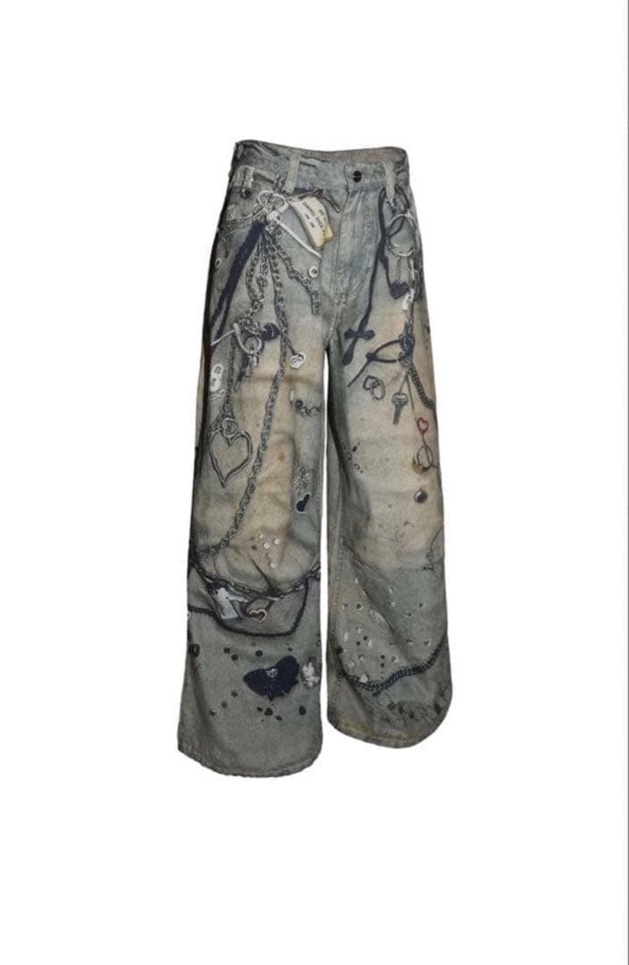 パンツ theredthread S print sweat1 toys