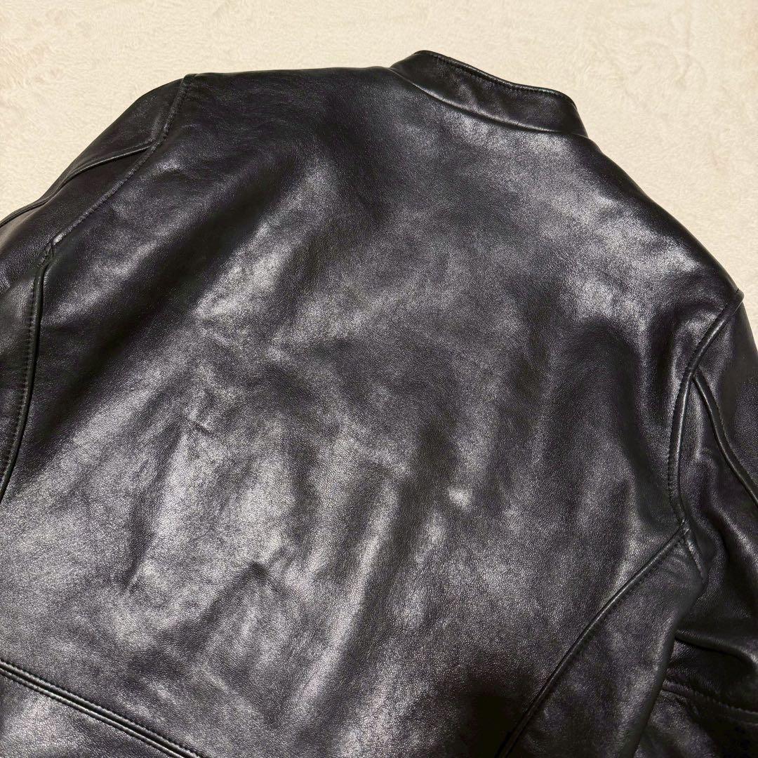 SCHOTT TAKEO KIKUCHI ライダースジャケット ラムレザー