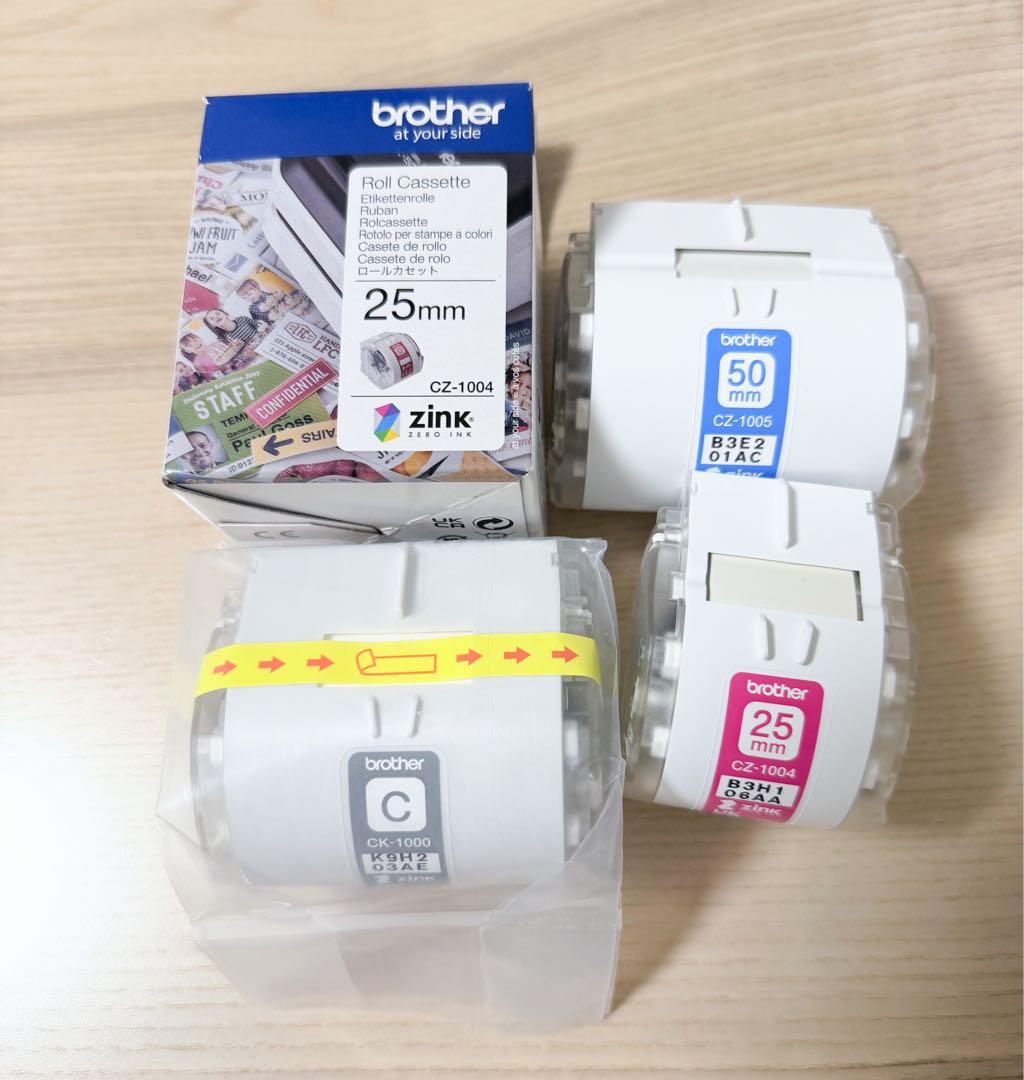 【お得です】ブラザー VC-500W フルカラーラベルプリンター＋ロール4種