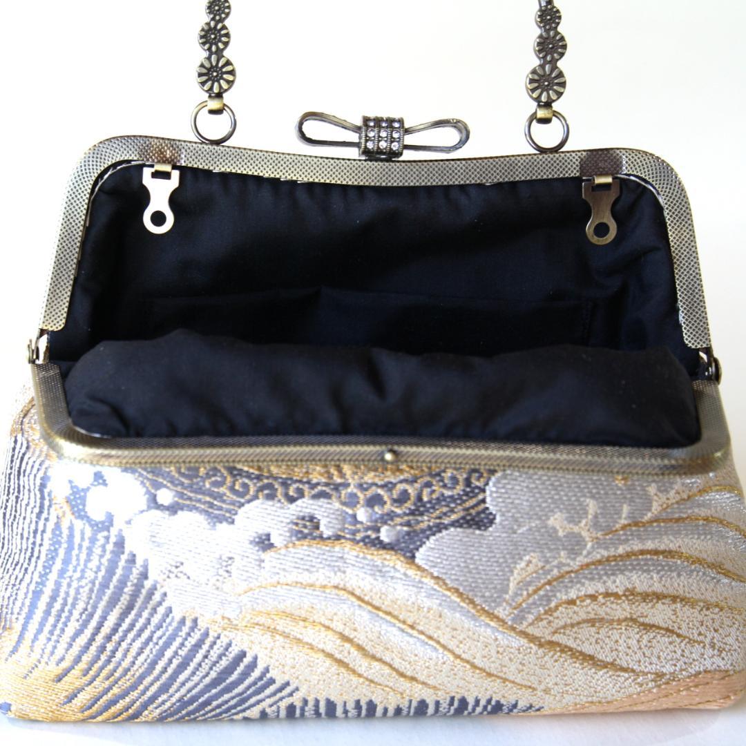 アンティーク婚礼丸帯リメイク礼装バック/和装バッグ/パーティー/着物リメイク