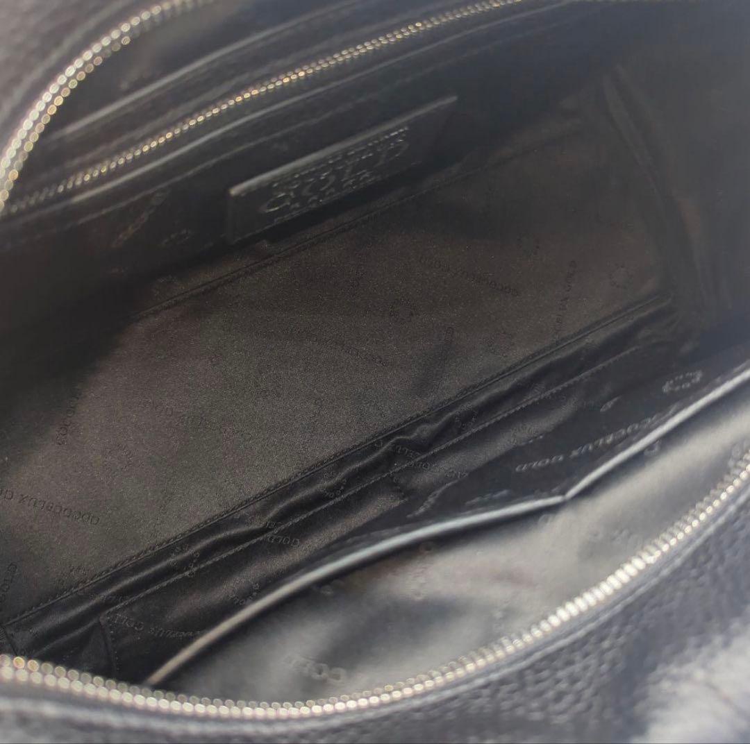 ココセリュクスゴールド ヘラクレススクエア ボストン L 黒　未使用品